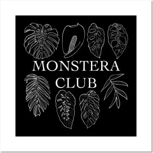 Monstera Club Posters and Art